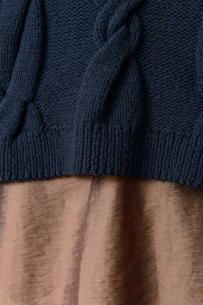 BACKYARD FAMILY「MIND 手編みニットベストセット 通販 ブラウス ニットベスト セット 長袖 シャツ」|シャツ・ブラウス|