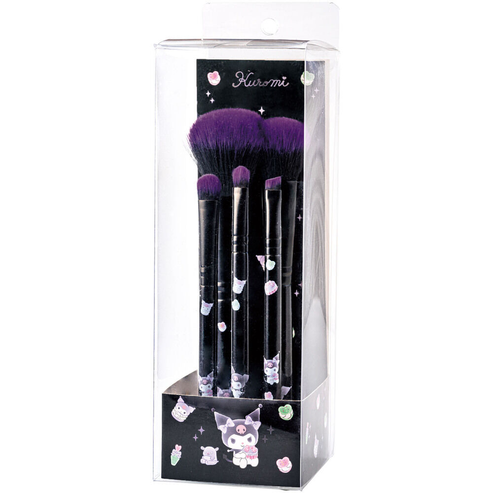 BACKYARD FAMILY「メイクブラシセット 通販 メイクブラシ 可愛い 化粧筆 5本セット メイクアップブラシ ブラシ」|その他|ブラック1