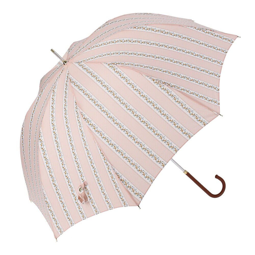 BACKYARD FAMILY「ニフティカラーズ 長傘 通販 nifty colors 傘 レディース 手開き 58cm 雨傘」|傘|ピンク2