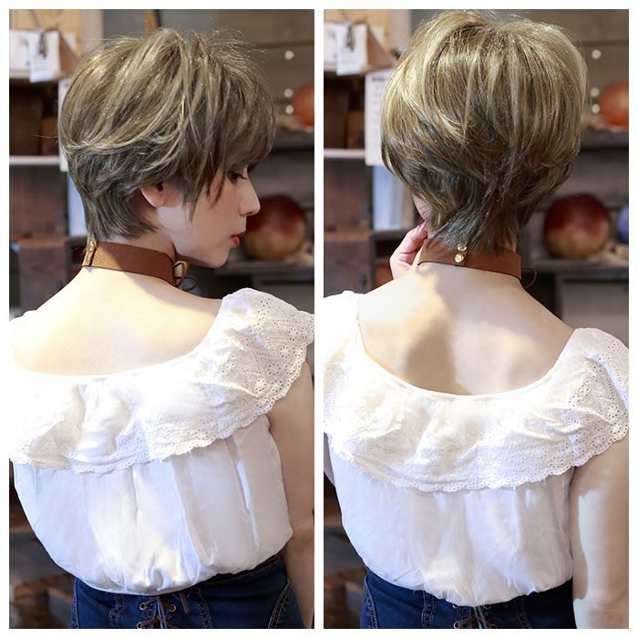 BACKYARD FAMILY「PRISILA プリシラ ショート フルウィッグ フルウイッグ 通販 ボブ オールウィッグ かつら」|その他|