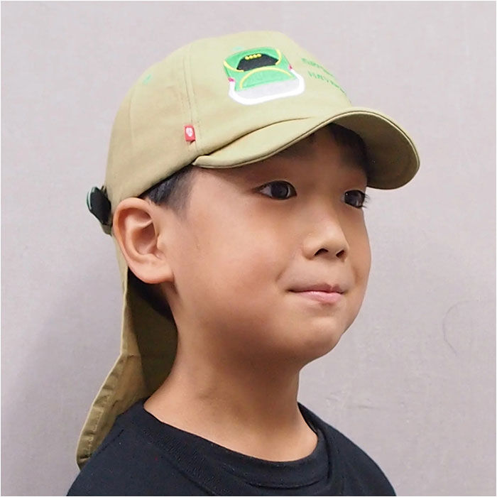 BACKYARD FAMILY「キャップ キッズ 男の子 通販 帽子 ぼうし バリ鉄CAP 52～56cm 取り外せるシェード」|キャップ・キャスケット|