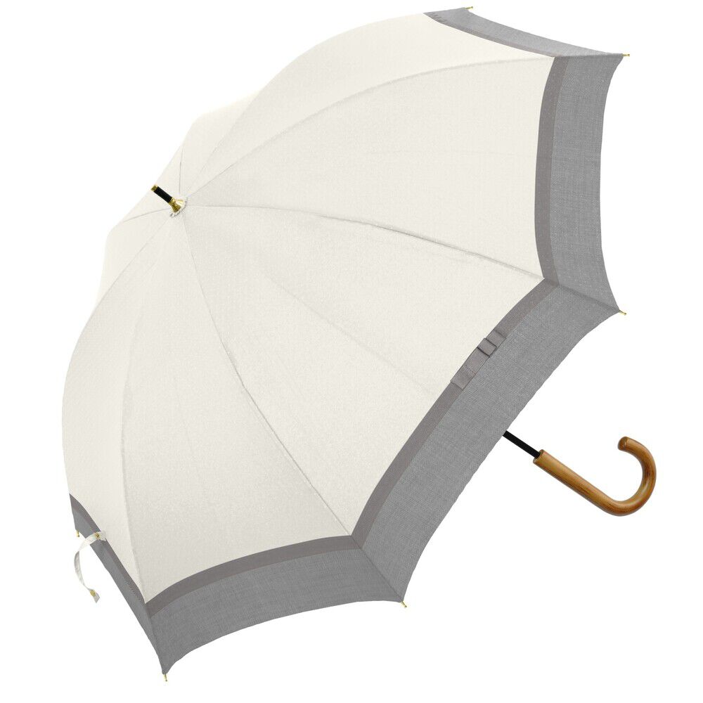 BACKYARD FAMILY「傘 レディース 大人 通販 長傘 55cm 晴雨兼用 かさ カサ 雨傘 日傘 晴雨兼用傘」|傘|ホワイト2