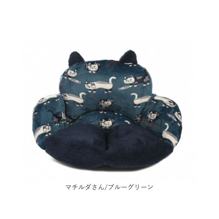 BACKYARD FAMILY「モケモケット 包まる 座布団 アニマル 通販 包まる座布団 クッション 包み込む 暖かい もこもこ」|その他|