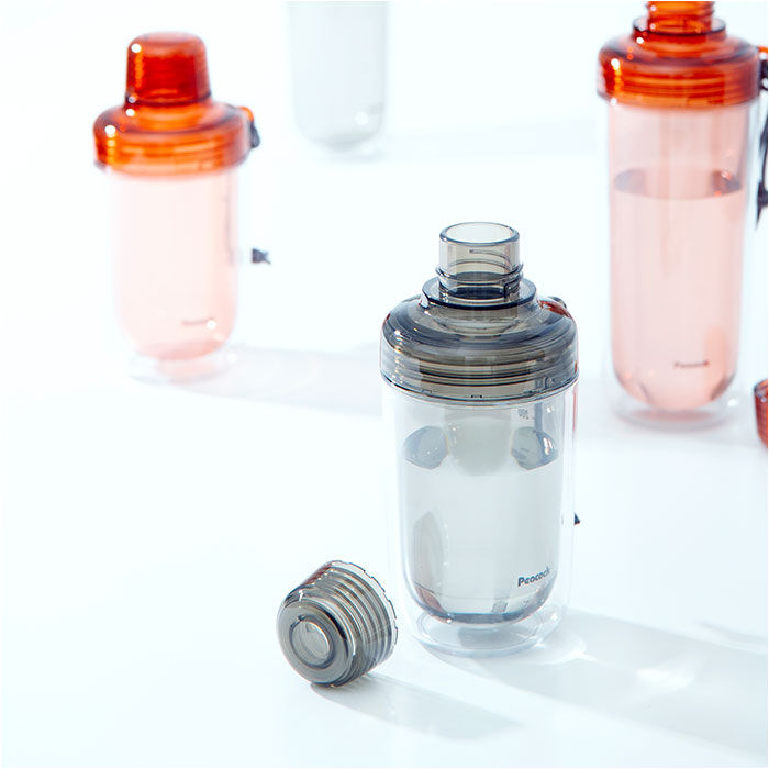 BACKYARD FAMILY「ピーコック Peacock 水筒 PPB-35 通販 クリアボトル キャップタイプ 340ml」|食器・キッチングッズ|