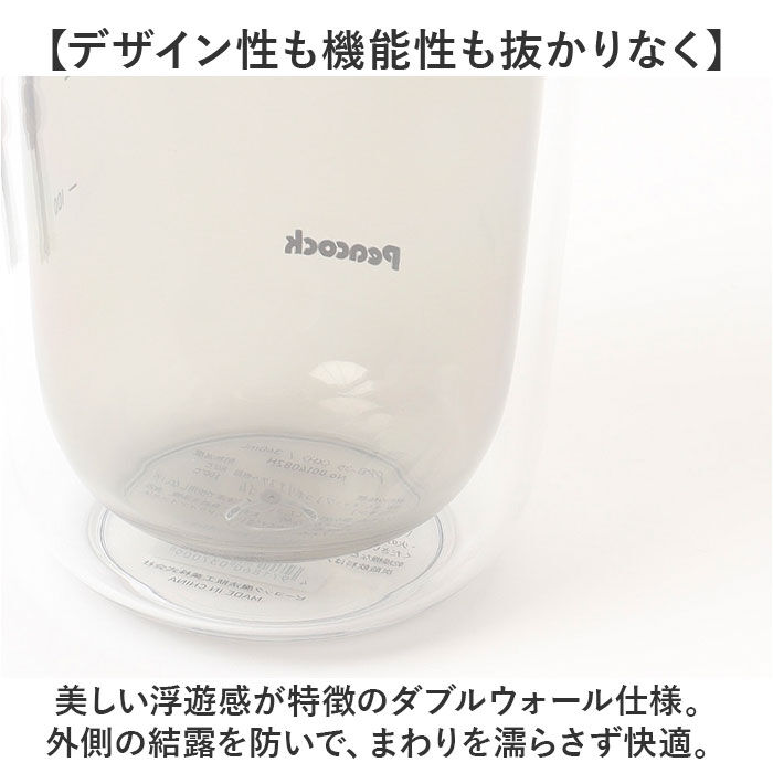 BACKYARD FAMILY「ピーコック Peacock 水筒 PPB-35 通販 クリアボトル キャップタイプ 340ml」|食器・キッチングッズ|