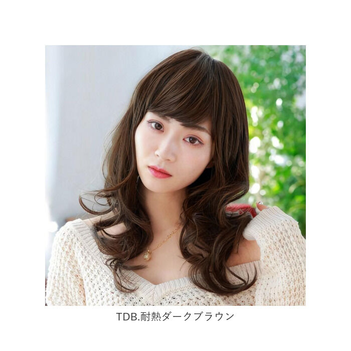 BACKYARD FAMILY「プリシラ ウィッグ フルウィッグ 通販 ロング 自然 セミロング ミディアム 黒髪 カール かつら」|ヘアスタイリング|