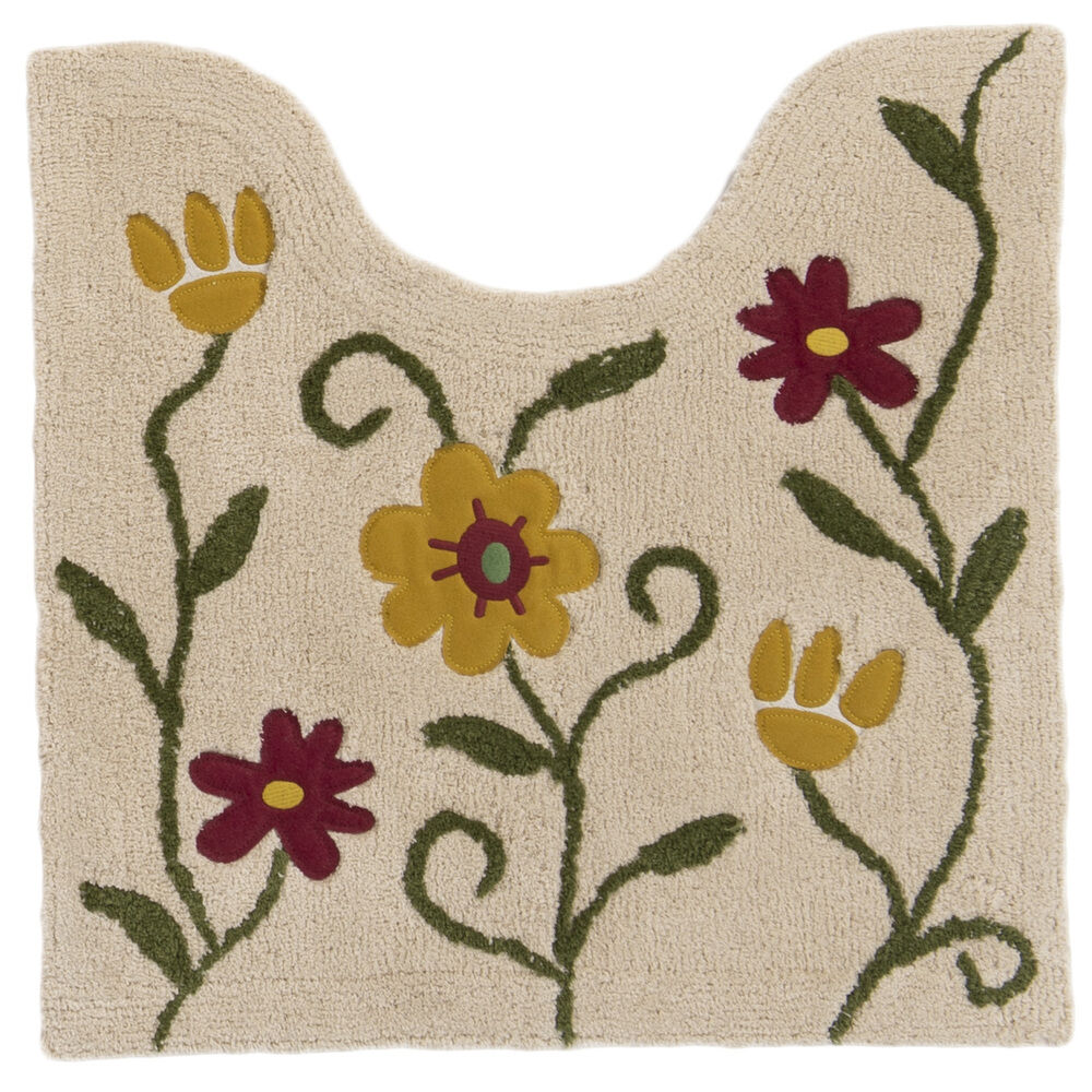 BACKYARD FAMILY「シビラ トイレマット Sybilla 通販 トイレ マット のみ 大きめ 60&times;60cm 洗える」|トイレタリー・ランドリーグッズ|ベージュ1