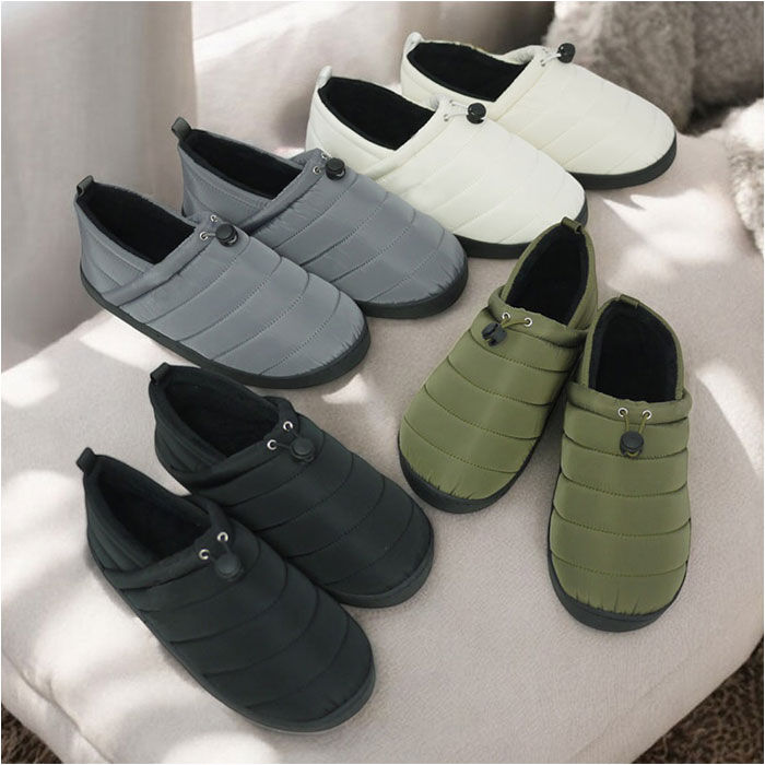 BACKYARD FAMILY「モックシューズ 冬 通販 レディース メンズ スリッポン 裏起毛 サンダル 秋冬」|サンダル|