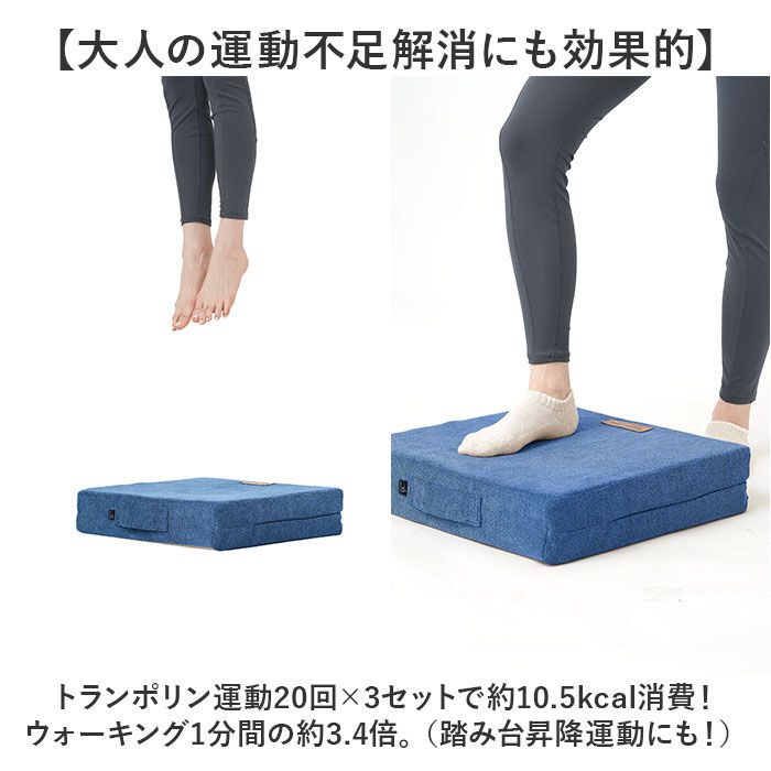 BACKYARD FAMILY「体幹ぴょんぴょん ホップステッパー スリム 通販 トランポリンクッション 踏み台昇降 トランポリン」|スポーツ|