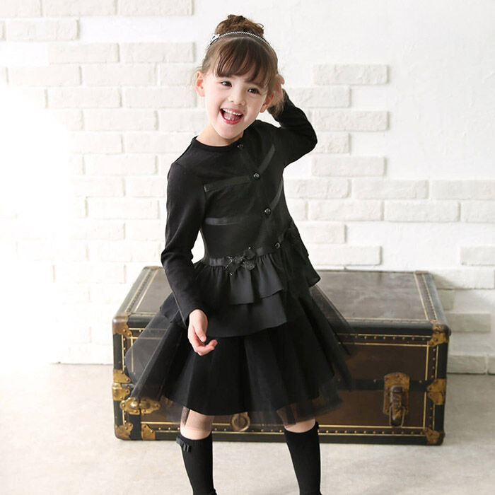 BACKYARD FAMILY「キッズ カーディガン 女の子 通販 カーデガン 10005306 秋 冬 春 秋冬 黒 ブラック」|その他|