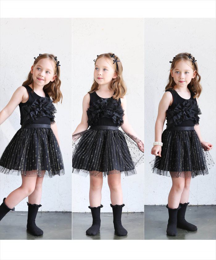 BACKYARD FAMILY「キッズ タンクトップ 女の子 通販 ノースリーブ 73012401 リブタンクトップ カットソー」|その他|