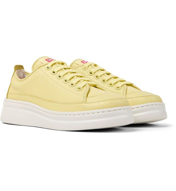 CAMPER「[カンペール] RUNNER UP / レザースニーカー」|スニーカー|イエロー
