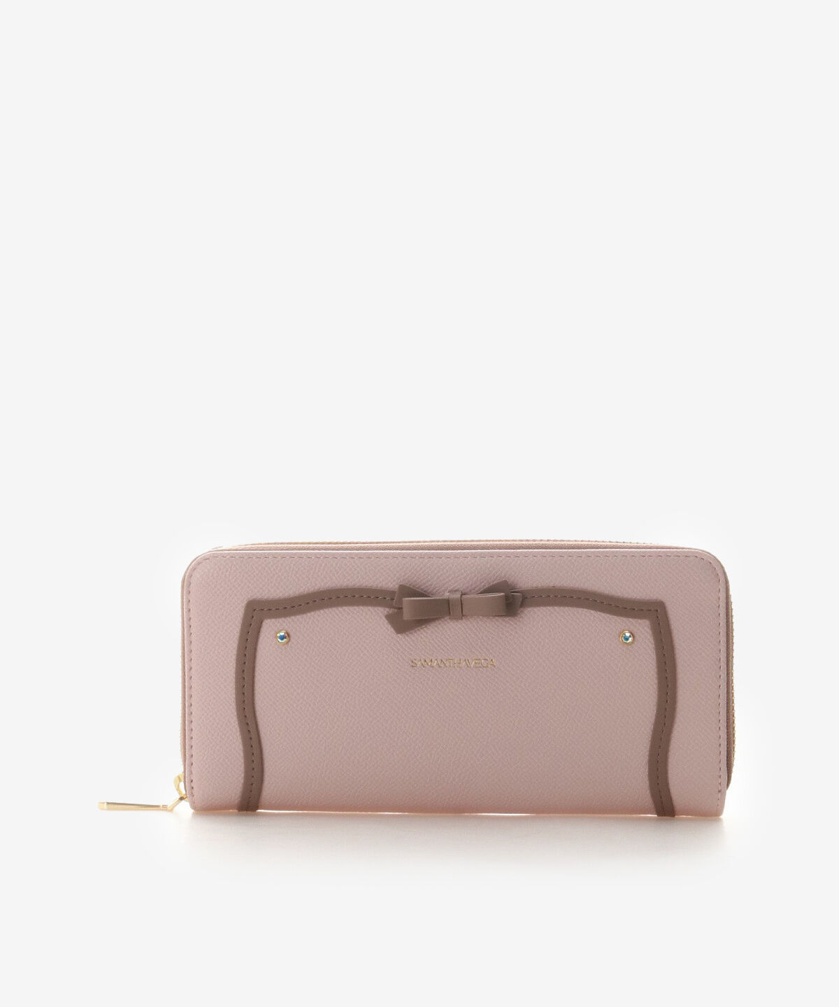 Samantha Vega「ソリッドリボン長財布」|財布|ﾋﾟﾝｸﾍﾞｰｼﾞｭ