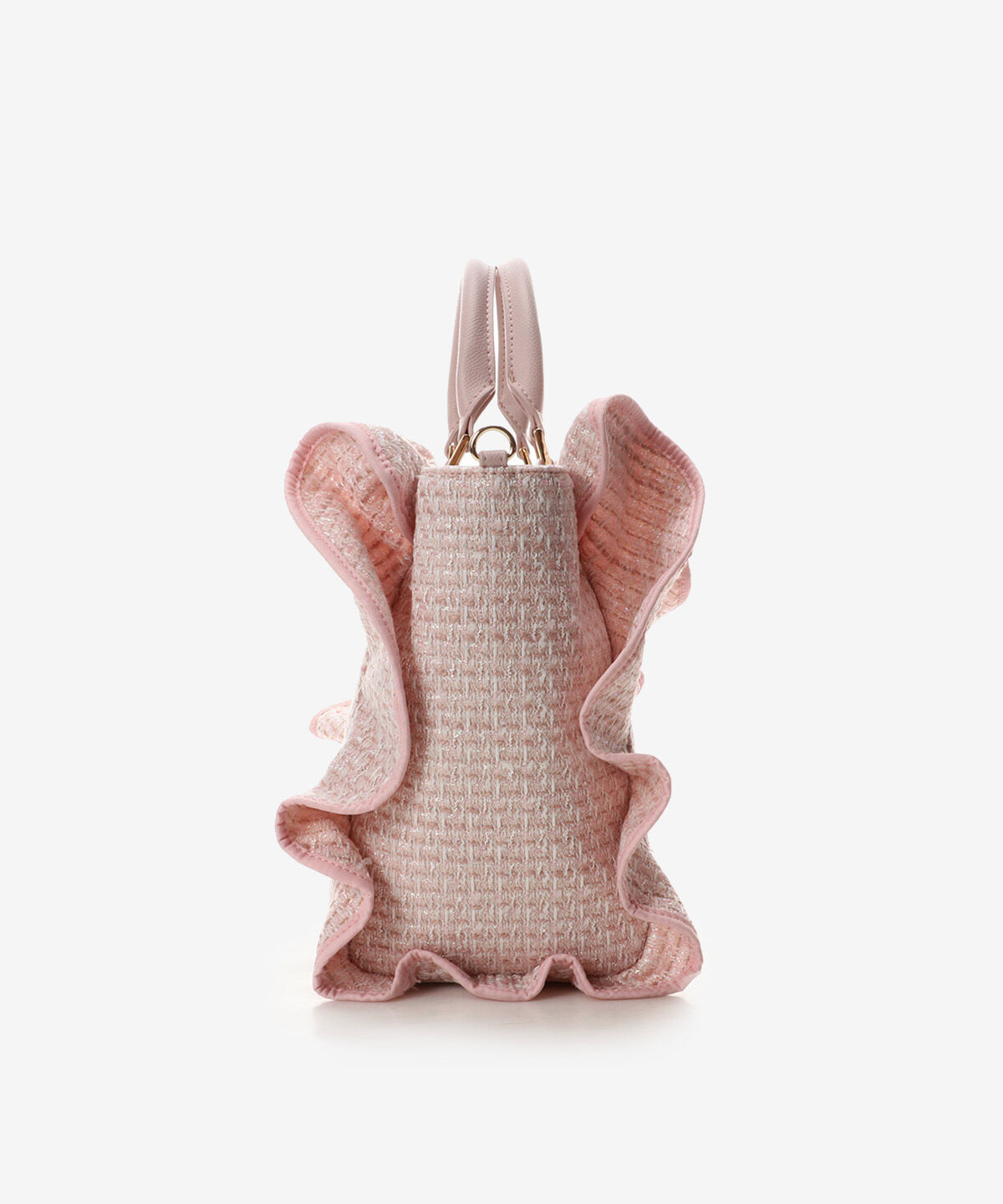 Samantha Vega「ツイードフリルハンドバッグ（大）」|ハンドバッグ|