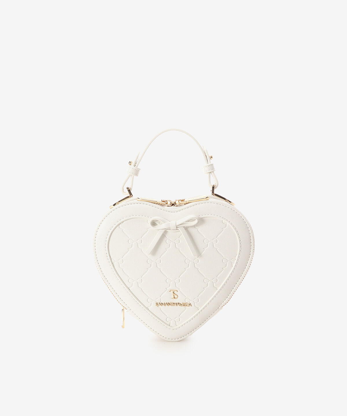 Samantha Vega「スタンピングリボンハート型ショルダーバッグ」|ショルダー・メッセンジャー|