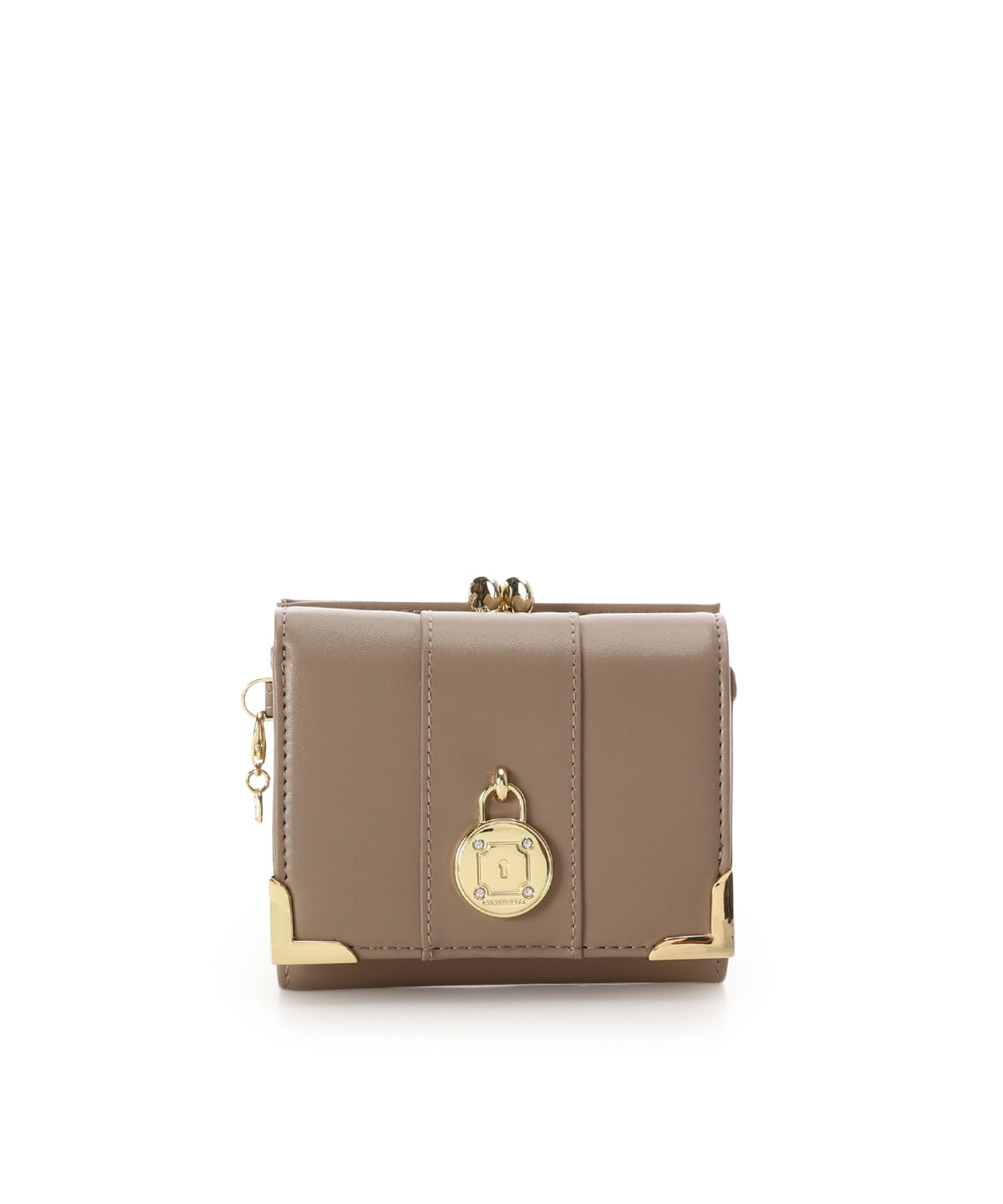 Samantha Vega「サークルロック折財布」|財布|ベージュ