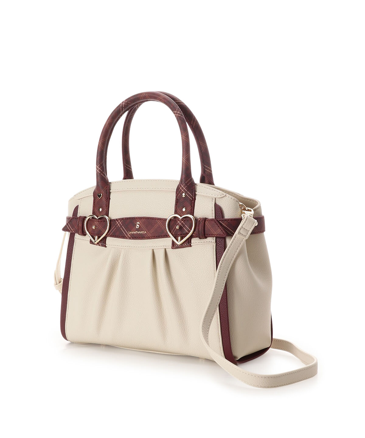 Samantha Vega「チェックハートベルトハンドバッグ」|ハンドバッグ|