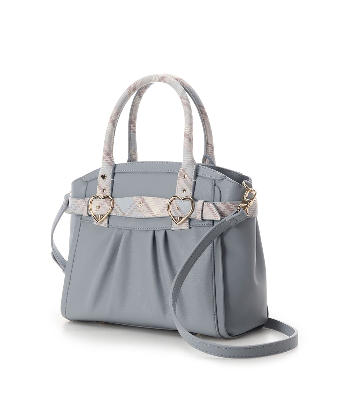 Samantha Vega「チェックハートベルトハンドバッグ」|ハンドバッグ|