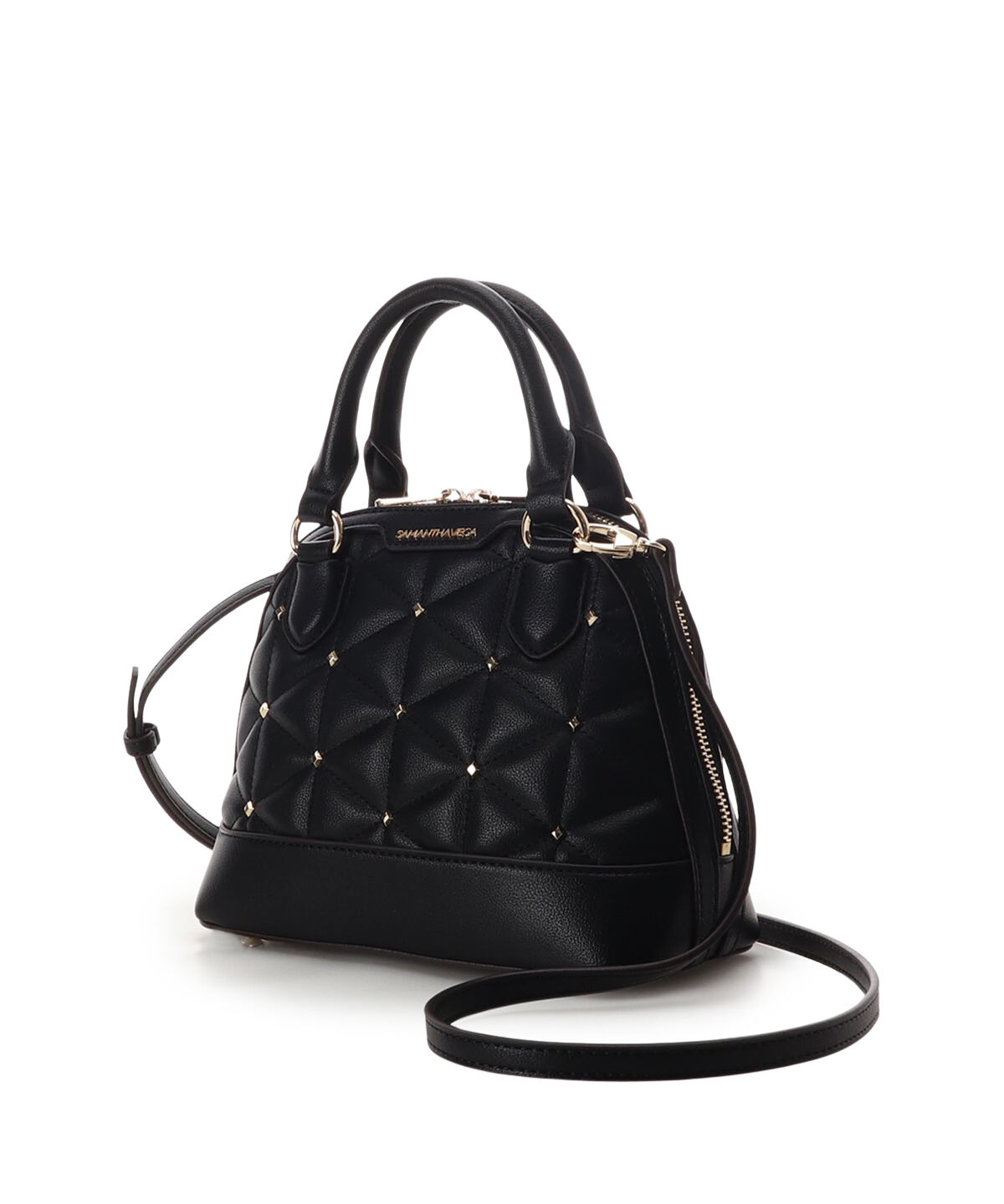 Samantha Vega「キルティングスタッズハンドバッグ（小）」|ハンドバッグ|