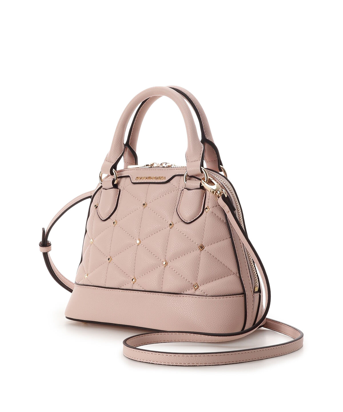 Samantha Vega「キルティングスタッズハンドバッグ（小）」|ハンドバッグ|