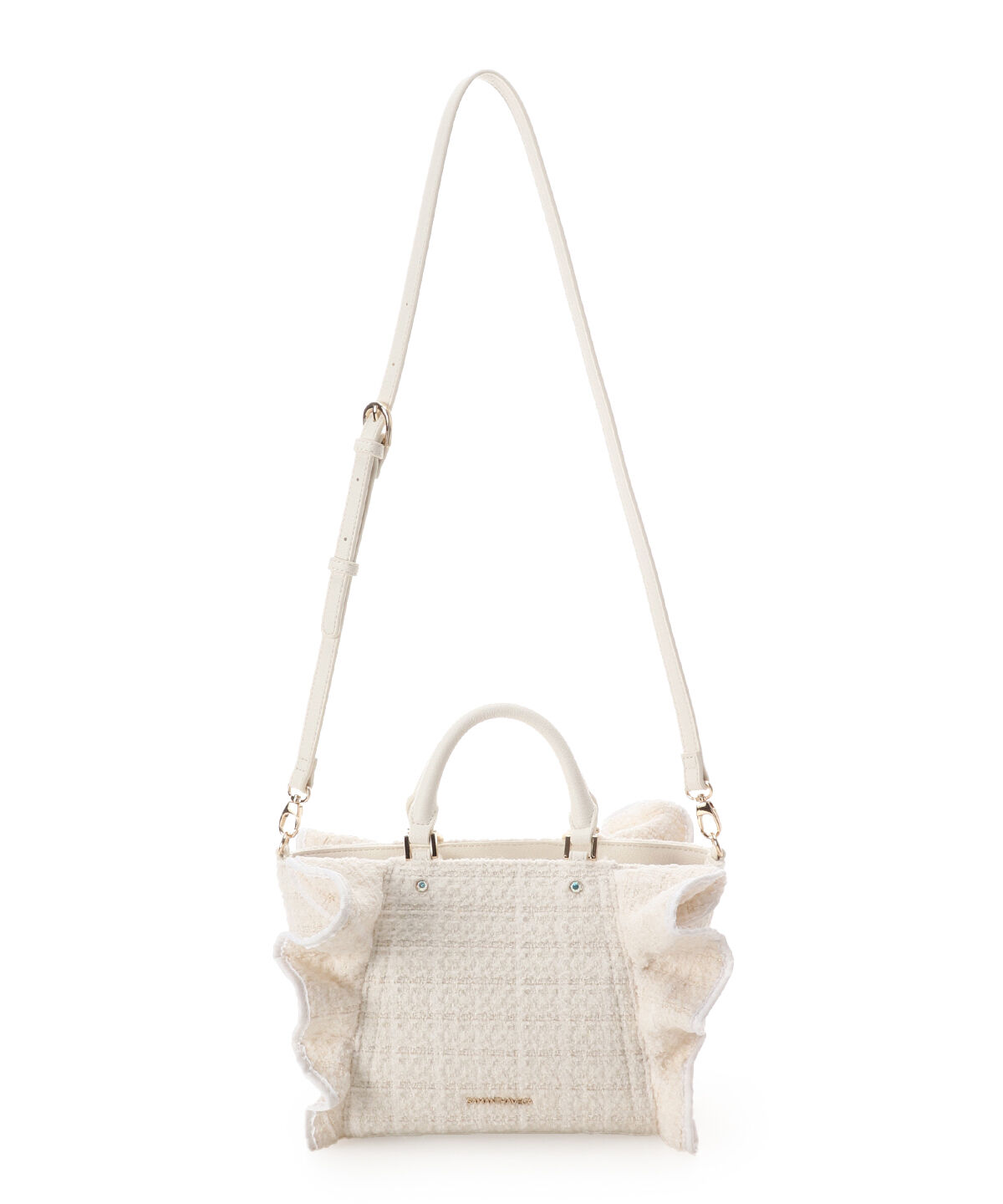 Samantha Vega「ツイードフリルハンドバッグ（小）」|ハンドバッグ|