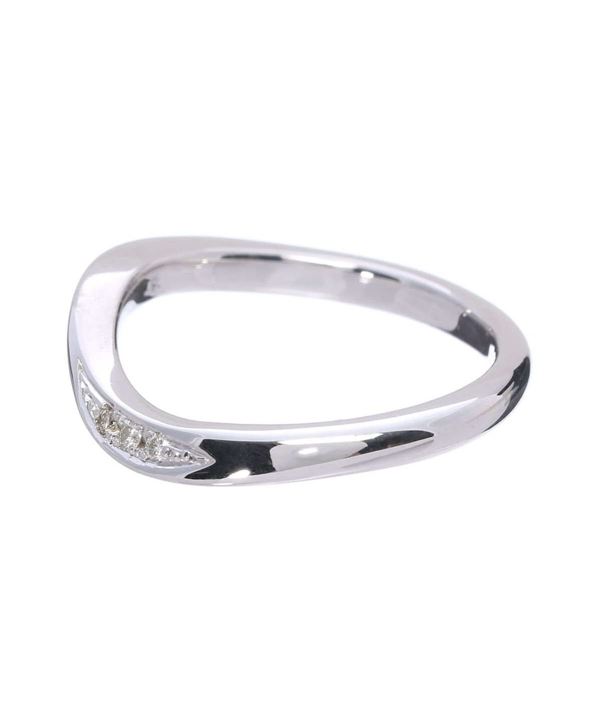 SAMANTHA SILVA「ダイヤモンド3石ペアリング (レディース)」|リング|SILVER rhodiumﾒｯｷ