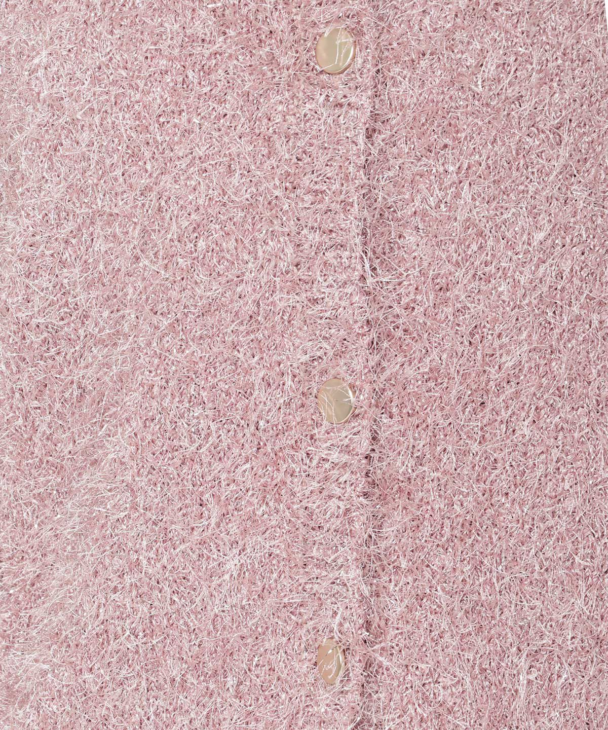 アンドクチュール「ラメフリンジフェザーカーディガン」|カーディガン|