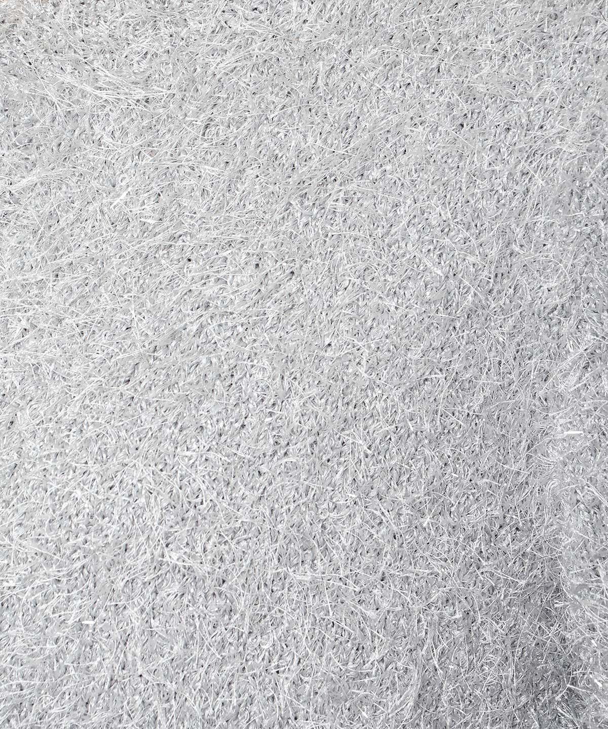 アンドクチュール「ラメフリンジフェザーカーディガン」|カーディガン|