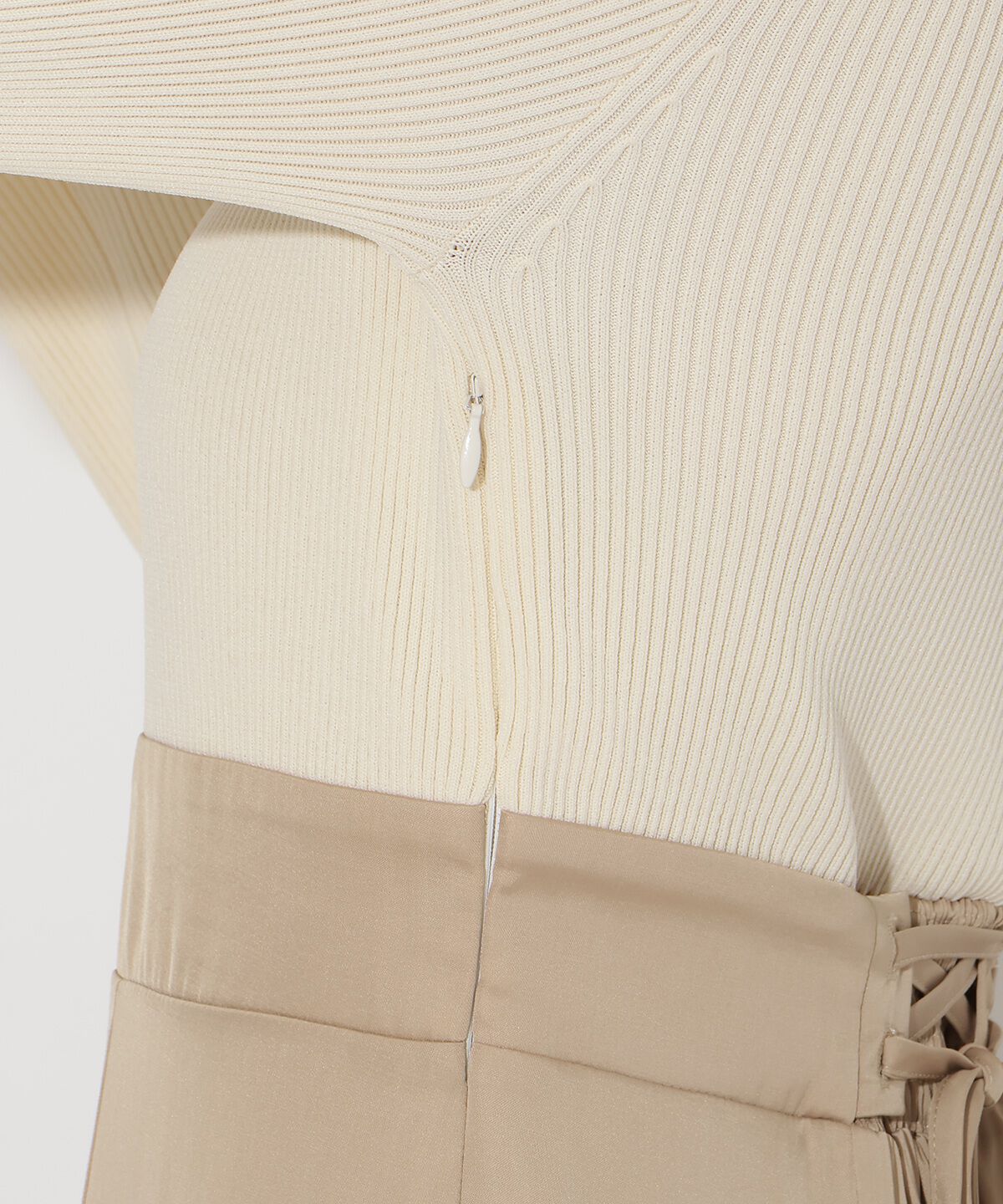 アンドクチュール「アシメスカートドッキングワンピース」|ワンピース|