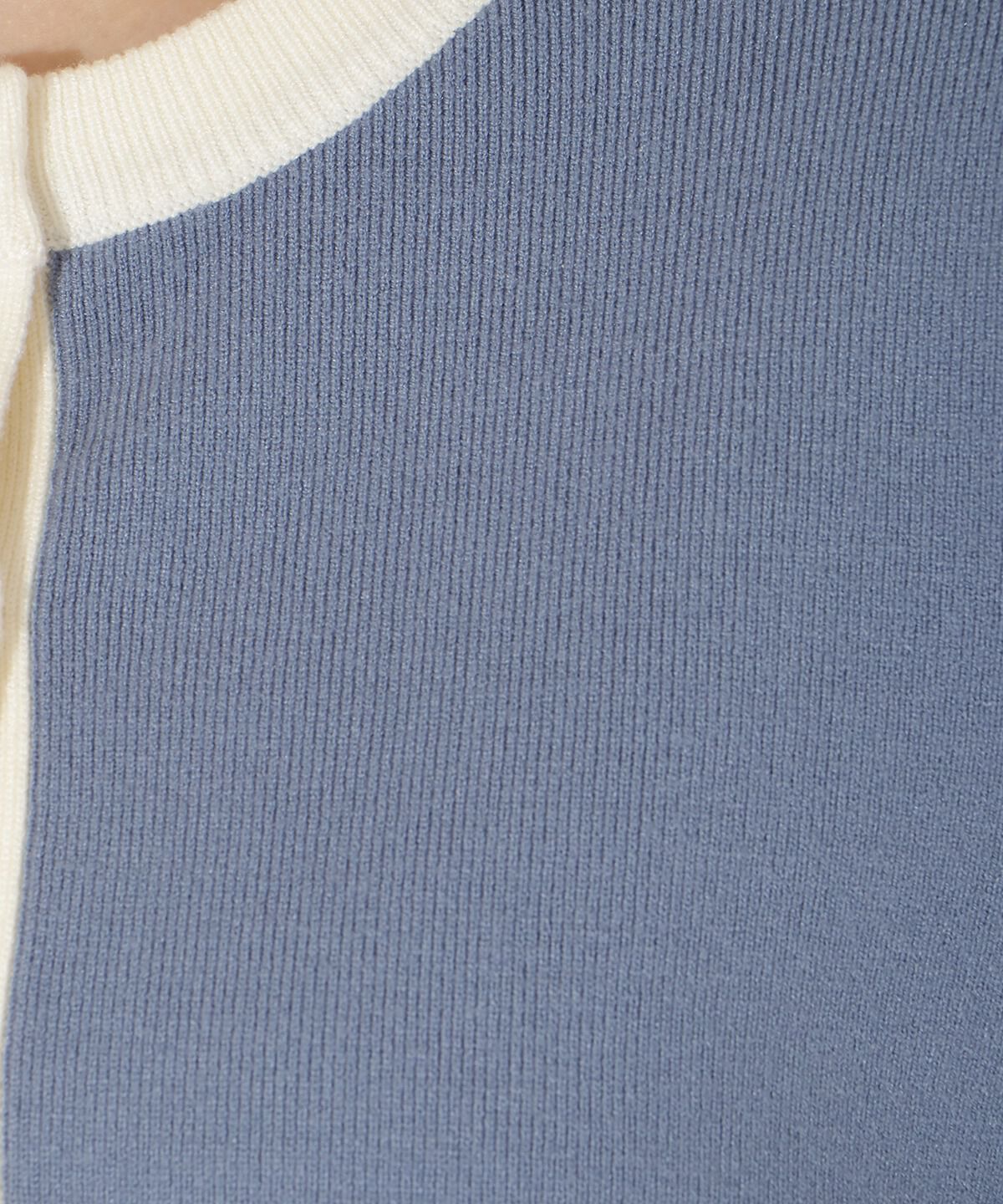 アンドクチュール「配色カーディガン」|カーディガン|