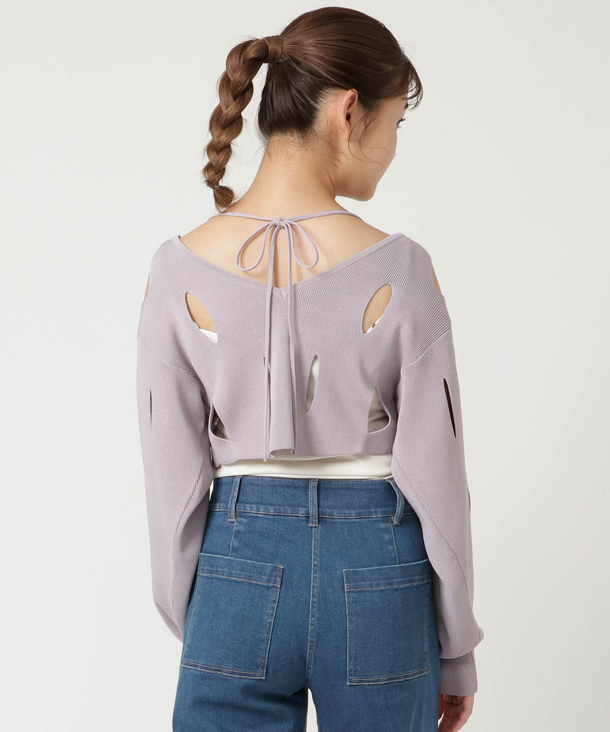 REDYAZEL「カットアウトニット」|ニット・セーター|