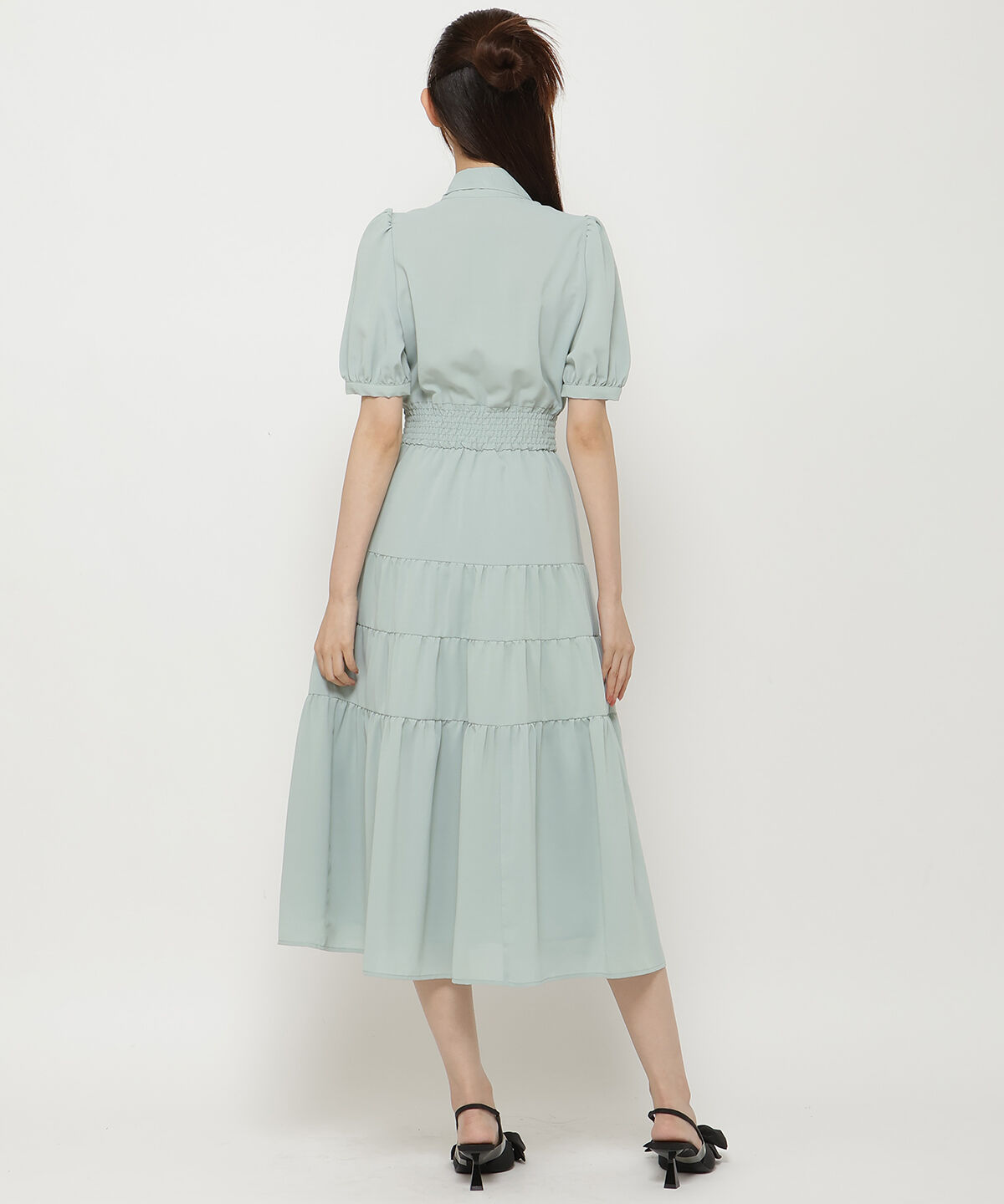 REDYAZEL「リボンタイティアードワンピース」|ワンピース|