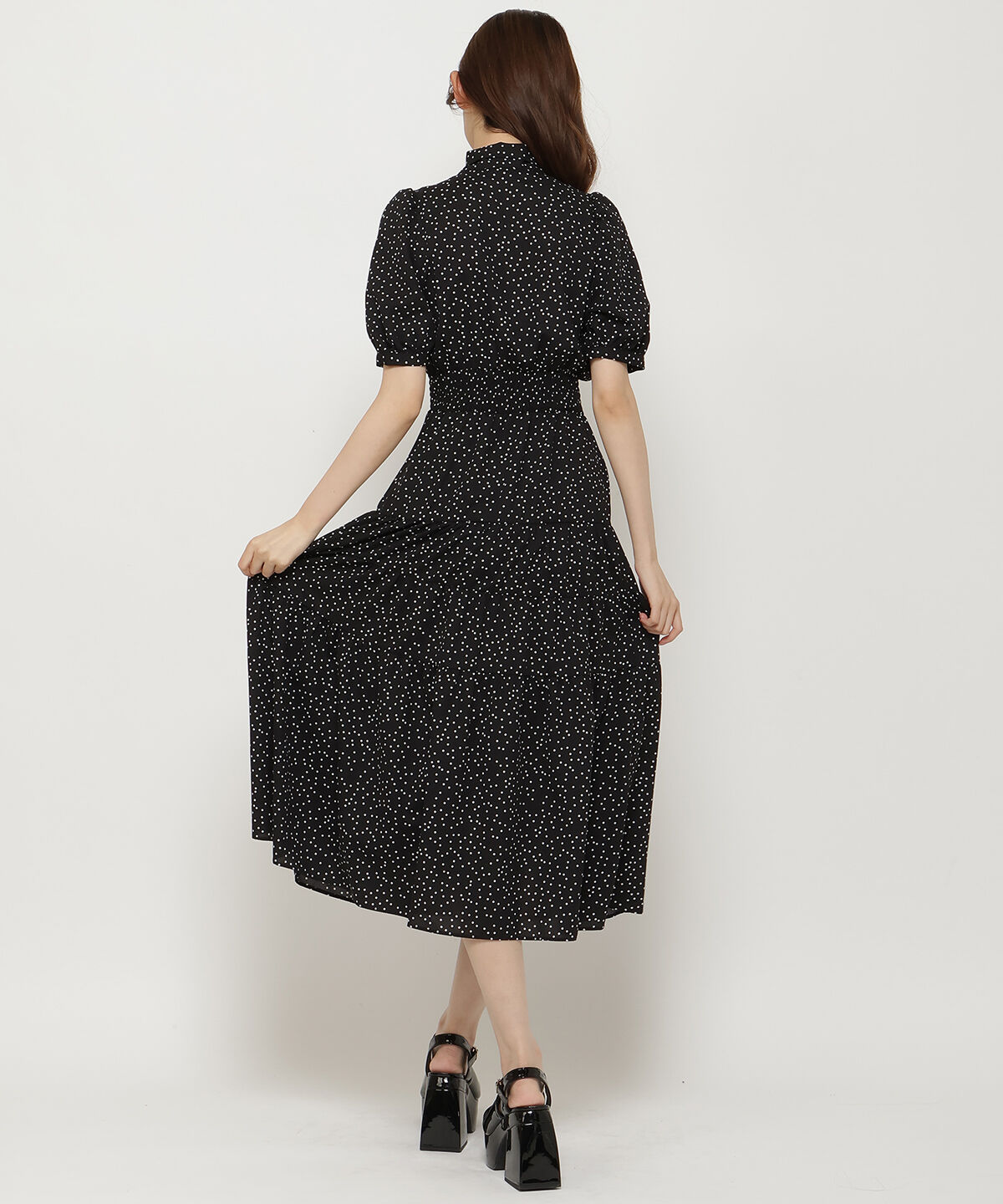 REDYAZEL「リボンタイティアードワンピース」|ワンピース|