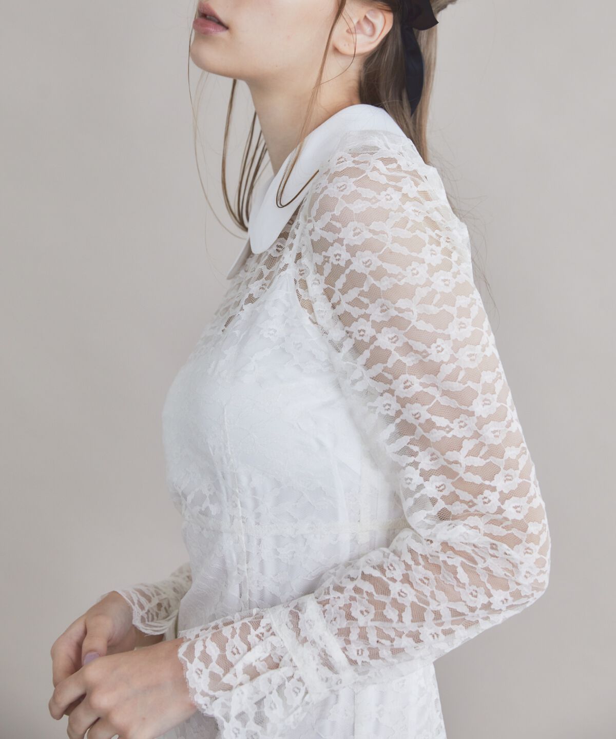 REDYAZEL「レースボウタイワンピース」|ワンピース|