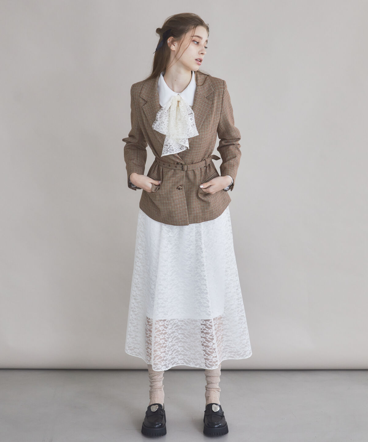 REDYAZEL「レースボウタイワンピース」|ワンピース|