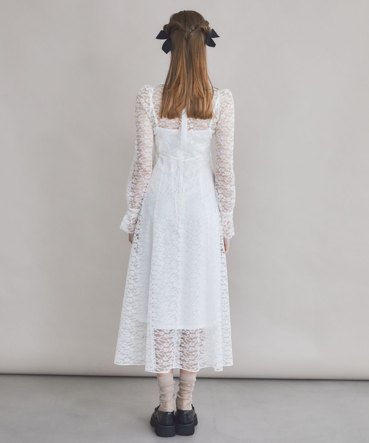 REDYAZEL「レースボウタイワンピース」|ワンピース|