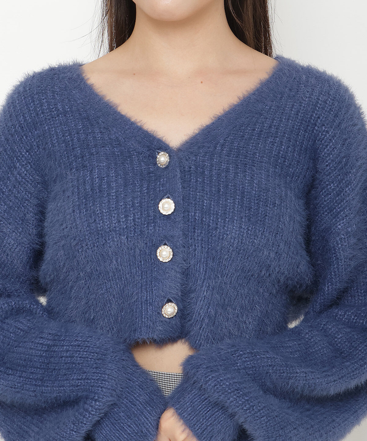 REDYAZEL「フェザーニットカーディガン」|カーディガン|