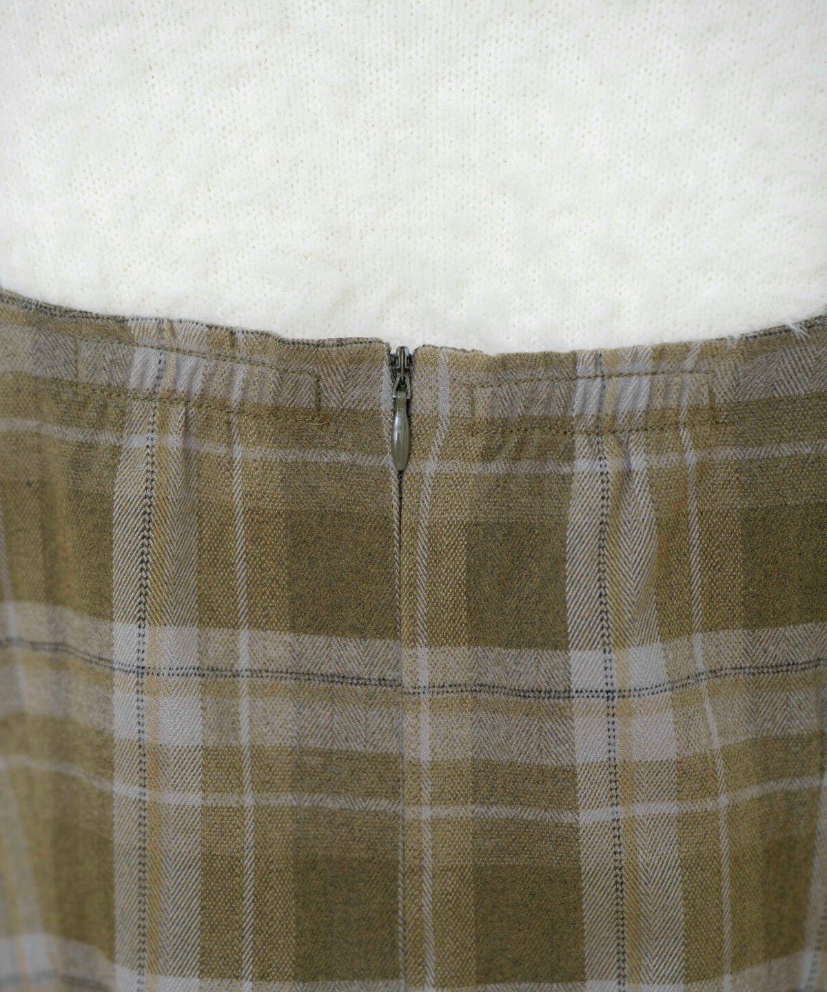 REDYAZEL「チェックドロストミニワンピース」|ワンピース|