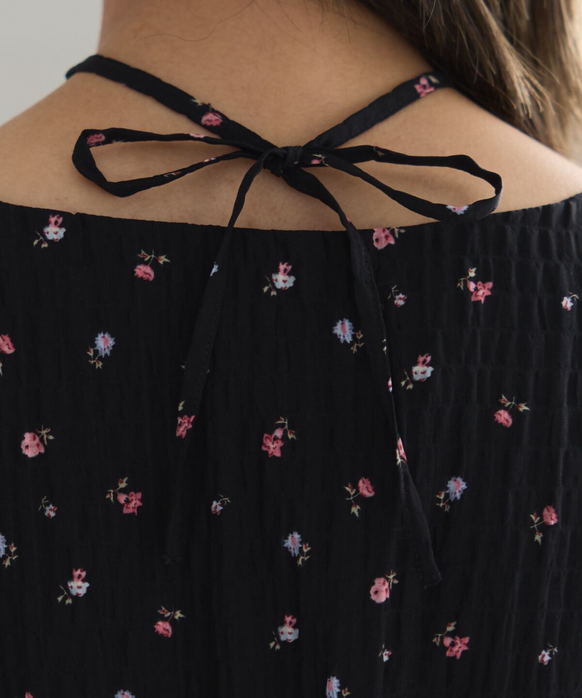 REDYAZEL「フラワープリントバルーンスリーブワンピース」|ワンピース|