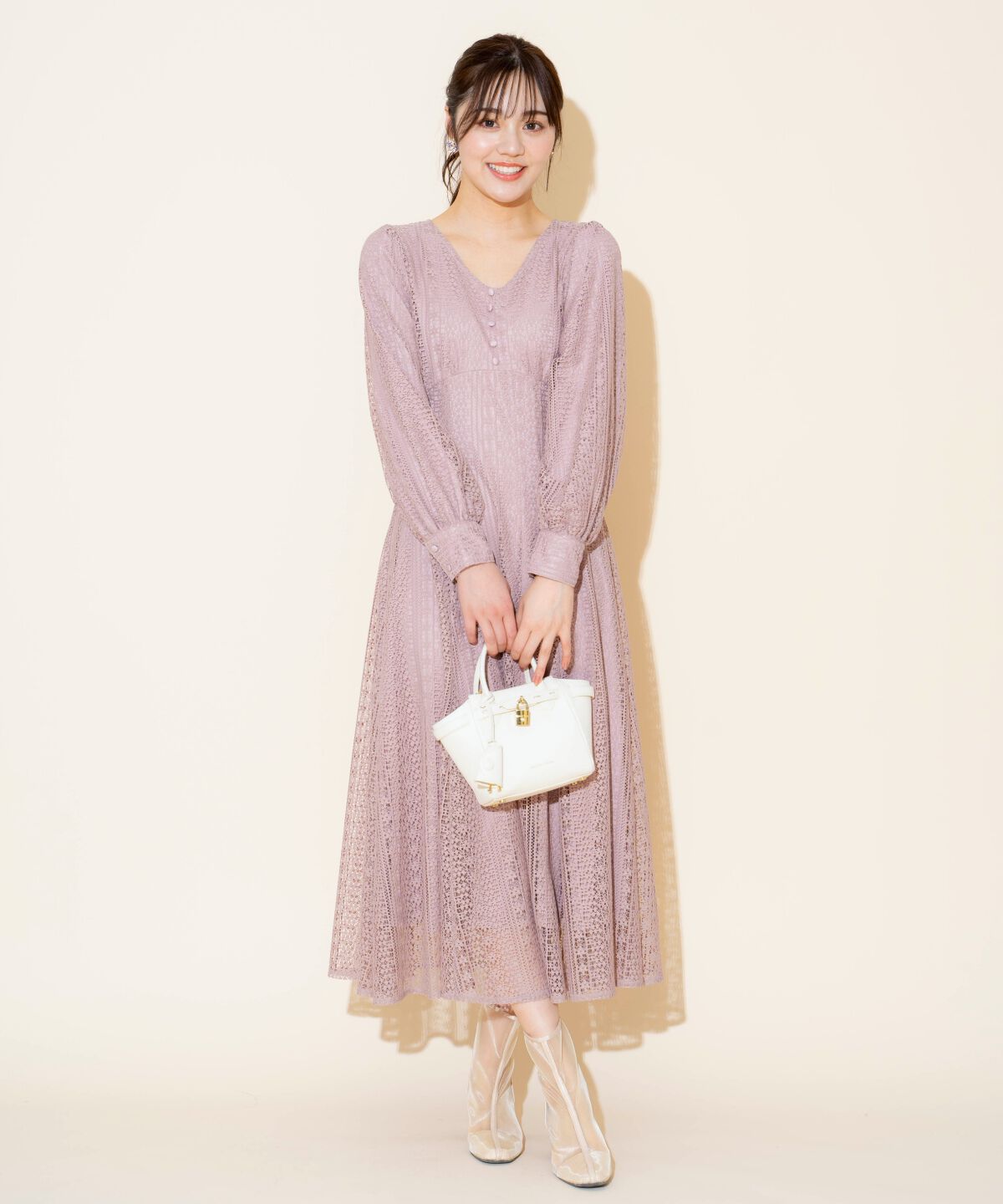 WILLSELECTION「レースフレアワンピース」|ワンピース|