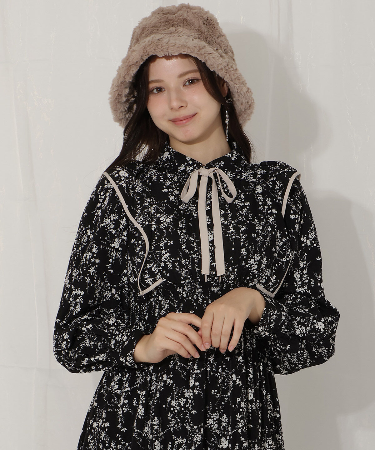 WILLSELECTION「ティアード切り替えパイピングフリルワンピース」|ワンピース|