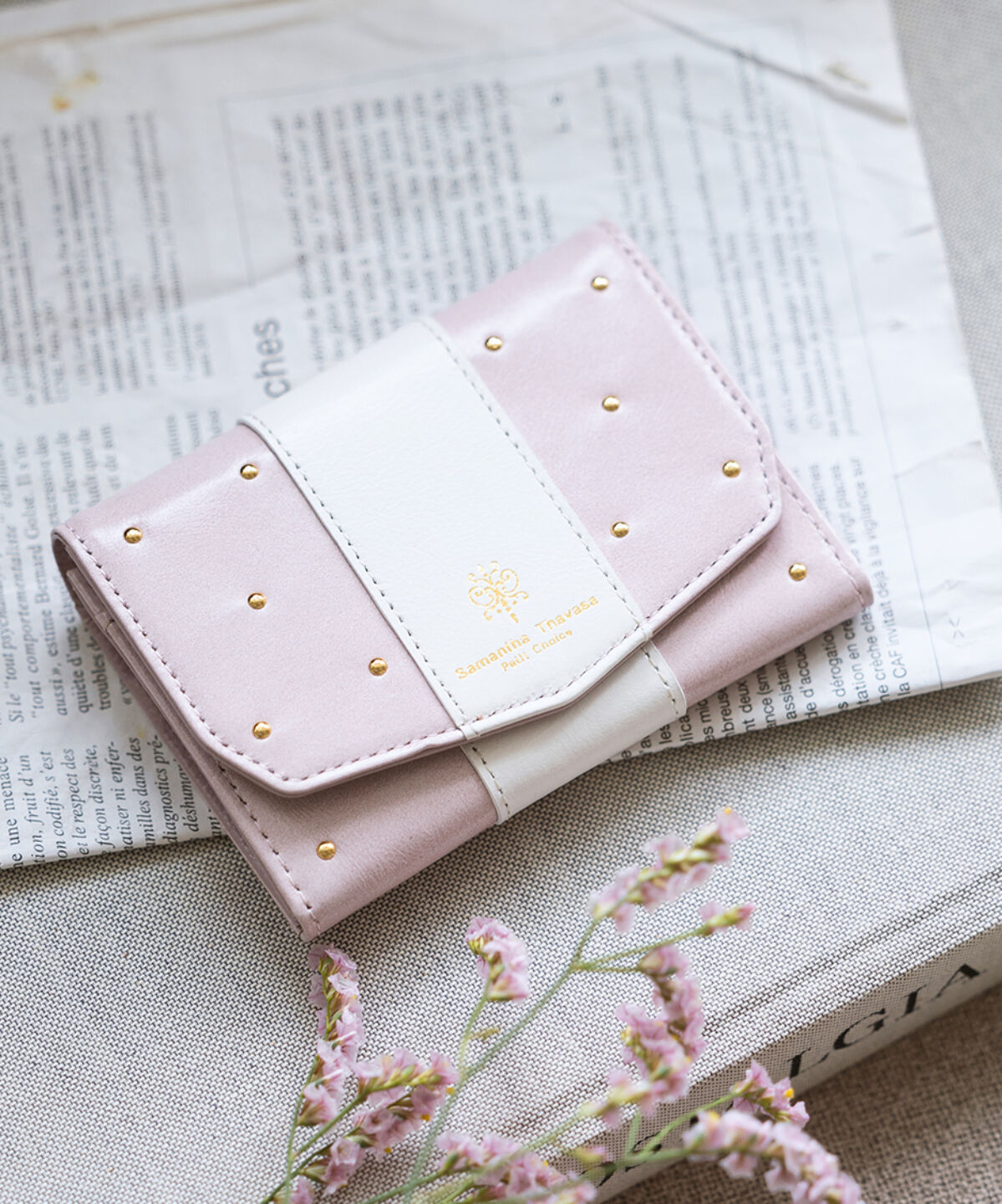 Samantha Thavasa Petit Choice「バイカラープルアップレザー マルチケース」|コインケース|