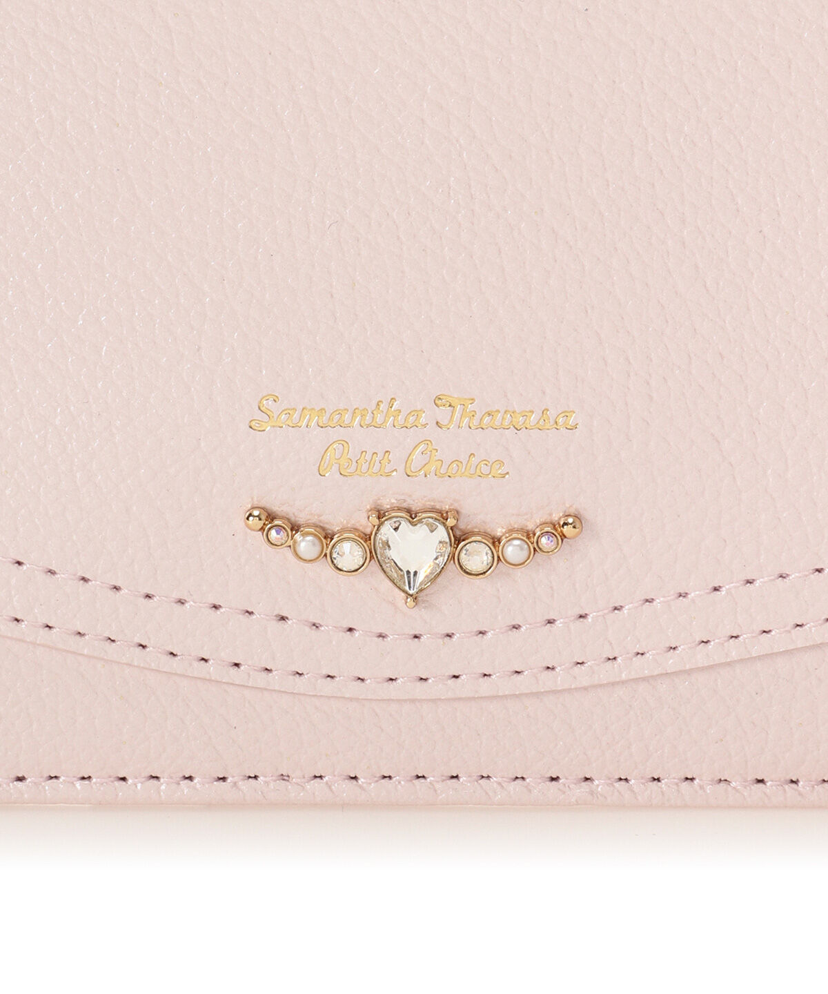 Samantha Thavasa Petit Choice「クリアハートビジュー フラグメントケース」|コインケース|