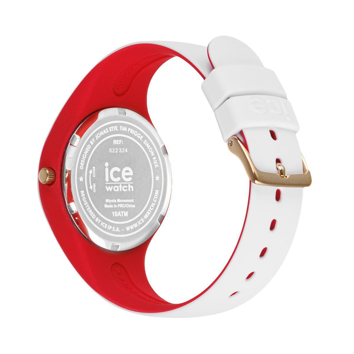 ICE-WATCH「〈ICE-WATCH(ｱｲｽｳｫｯﾁ)〉ICE loulou　ﾎﾜｲﾄｺﾞｰﾙﾄﾞｼｯｸ ｽﾓｰﾙ」|腕時計|