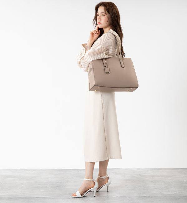 Jewelna Rose「Jewelna Rose OLバッグ エト トートバッグ 横型 A4サイズ 13.3インチPC収納 11931」|トートバッグ|