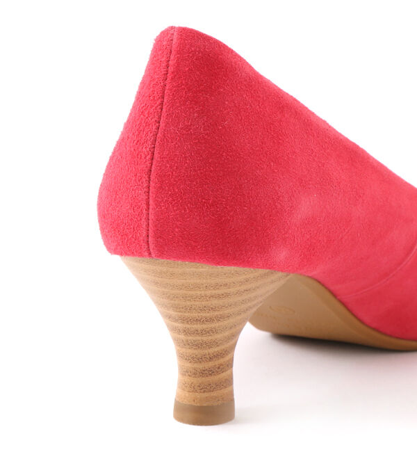 ORiental TRaffic「【アウトレット価格】本革スエードミドルヒールパンプス/R-6003」|パンプス|