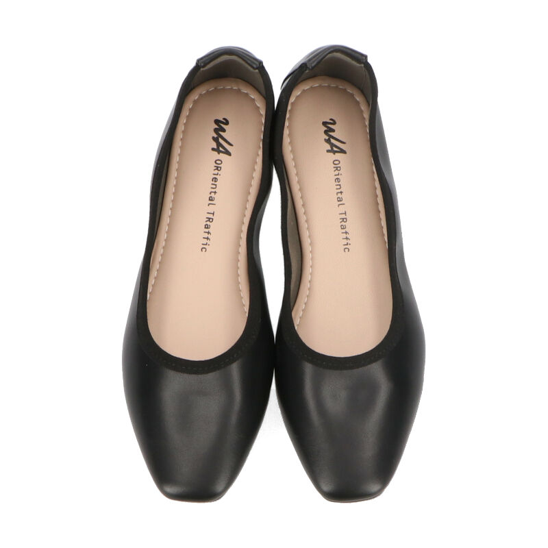 ORiental TRaffic「【WEB限定】ポケッタブルスクエアトゥパンプス/R-4005」|パンプス|