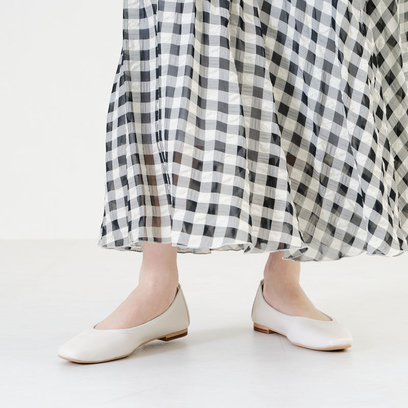 ORiental TRaffic「【WEB限定】ポケッタブルスクエアトゥパンプス/R-4005」|パンプス|