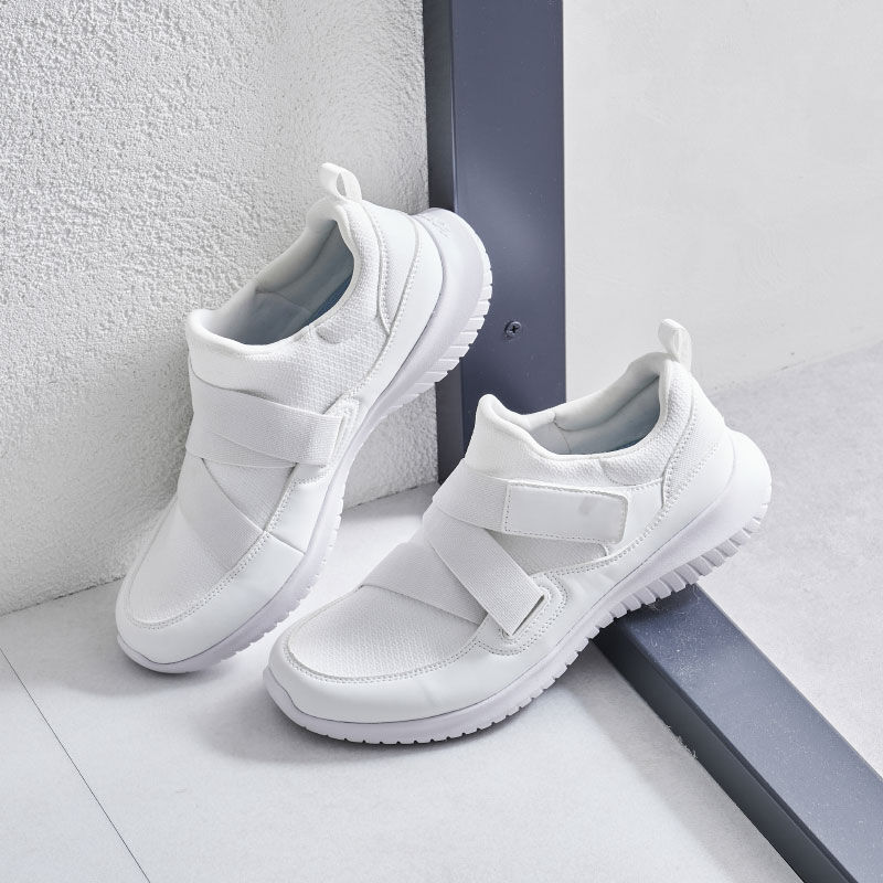 ORiental TRaffic「ベルト ニット スニーカー /OT3718 伸縮性 柔らかい」|スニーカー|WHITE