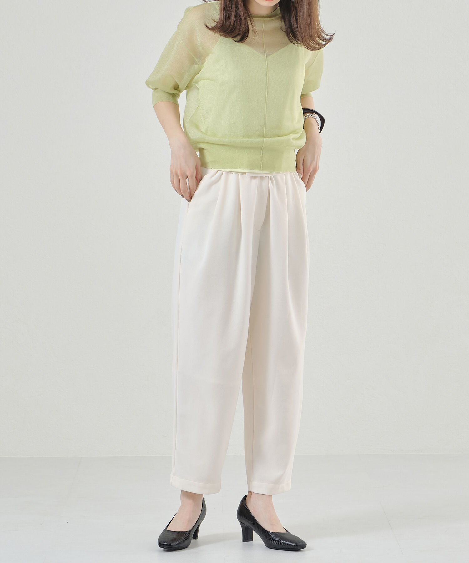 ORiental TRaffic「【跳べるパンプス/シリーズ累計１５０万足突破】スクエアトゥヒール/R-3204 WEB限定」|パンプス|